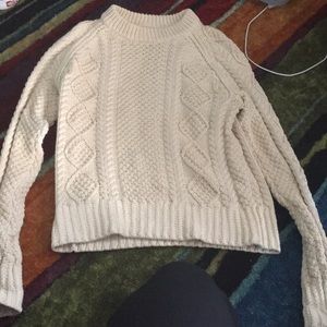 LL Bean Cotton Fisherman Sweater